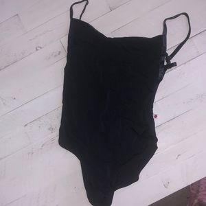 XS Velvet Trim Yumiko Perfect condition unlined high cut leg